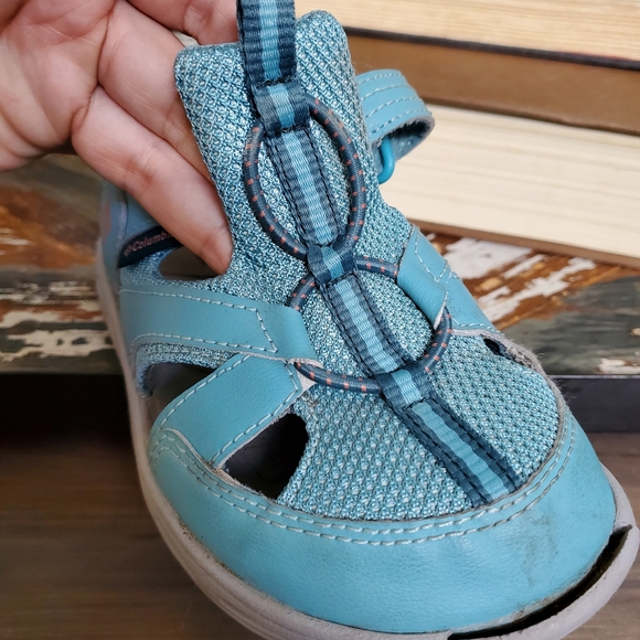 Columbia Techsun Wave Sandals *Flaw* Play Condition Waterproof Kids size 13 - Picture 5 of 11